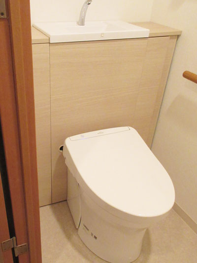 TOTO　レストパルＩ型収納タイプにお取替え